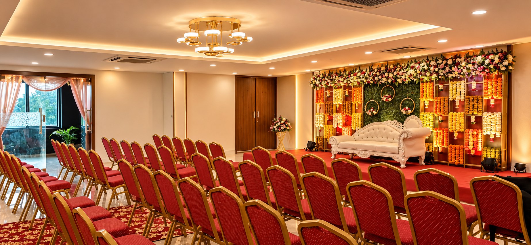 Fourth floor stage