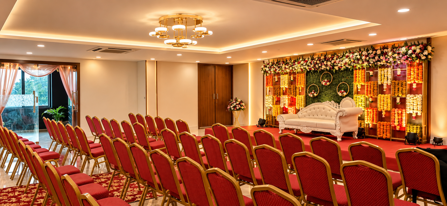 Hall rental banquet hall